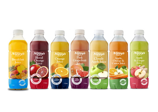 Nippy's Premium Chilled 100% Juice ESL - Various Flavours - (6 x 1ltr)