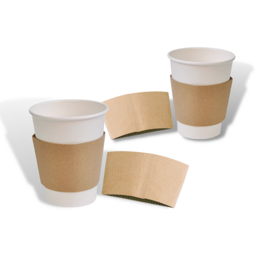 Kraft Takeaway Cup Sleeve - Various Sizes