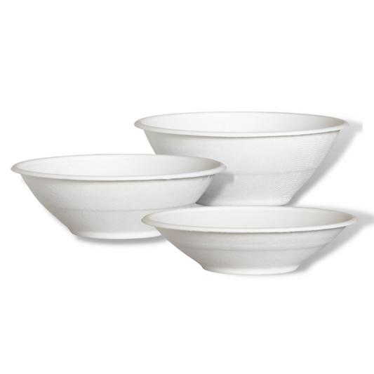 Sugarcane Bowl - White - Various Sizes