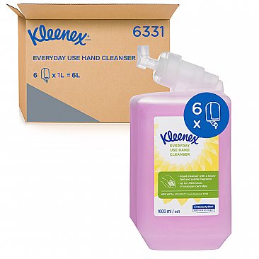 Kimberly Clark Kleenex Everyday Hand Cleanser (6 x 1ltr per carton)