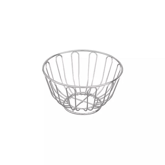 Chrome Round Wire Bread Basket - Various Sizes