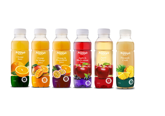 Nippy's Premium Chilled Juice - Various Flavours - (12 x 450ml)