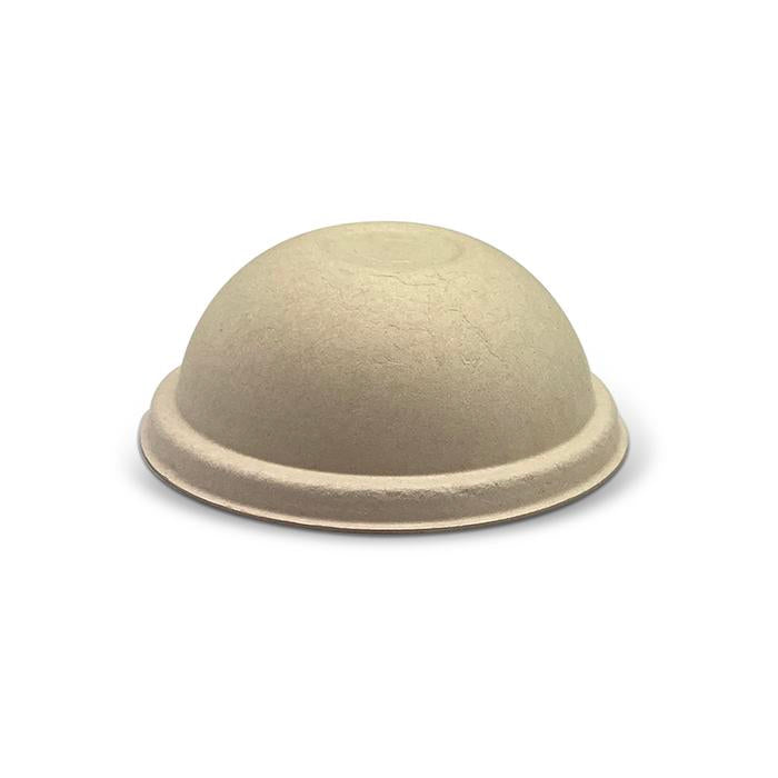 Bagasse Dome Cup Lid to suit 90mm - Natural