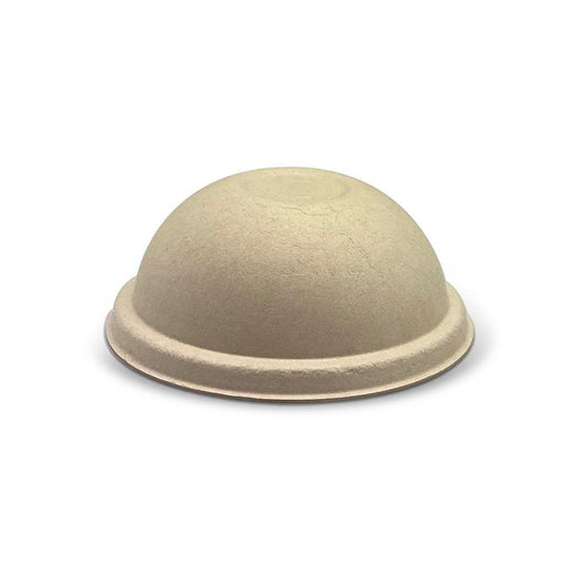 Bagasse Dome Cup Lid to suit 90mm - Natural