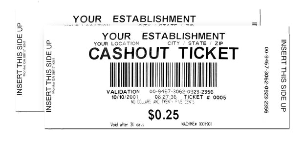 TITO Tickets for Poker Machines - NEW SOUTH WALES ONLY