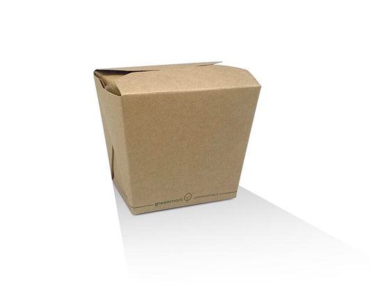 PLA Coated Noodle Box 16oz - Natural