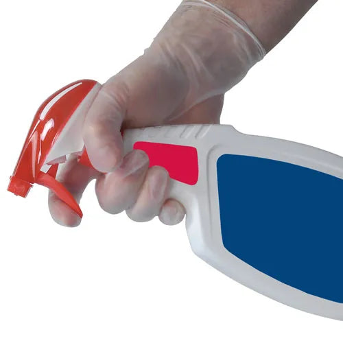 Bastion Vinyl Powder Free Clear Gloves (1 = 1 carton of 10 inner boxes - 1000 gloves total)