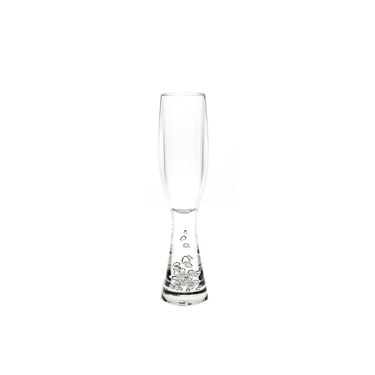 D-STILL Unbreakable Champagne Flute Bubble Base Polycarbonate - 180ml