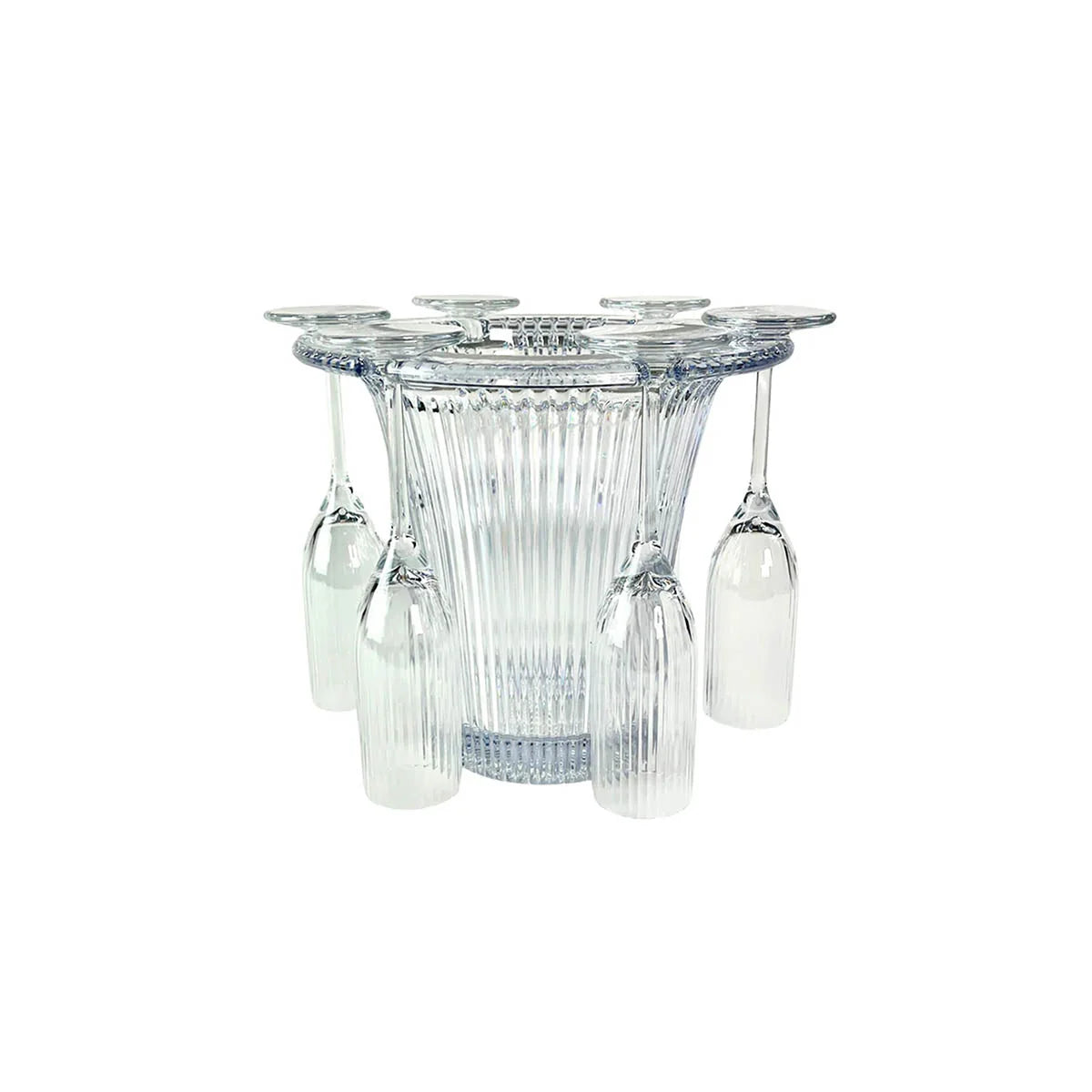 D-STILL Unbreakable Bamboo Champagne Bucket 3.8ltr + 6 Flutes - 145ml