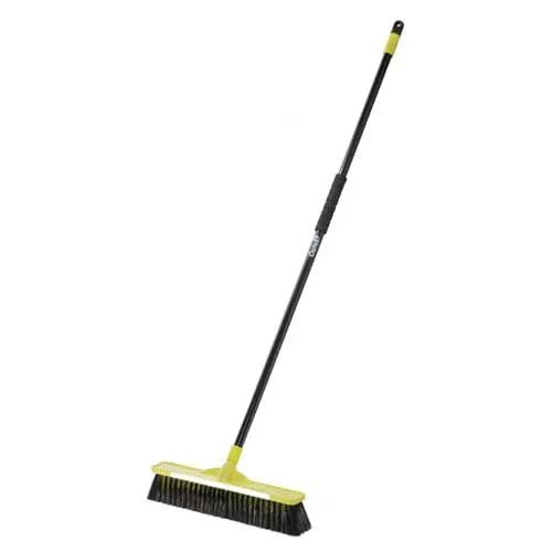 MEDIUM STIFF TRADESMAN BROOM & HANDLE