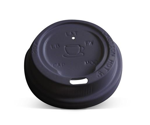 Plastic Lid - 6/8/10/12/16oz Hot & Cold Cup - Black & White - 1000pc/ctn