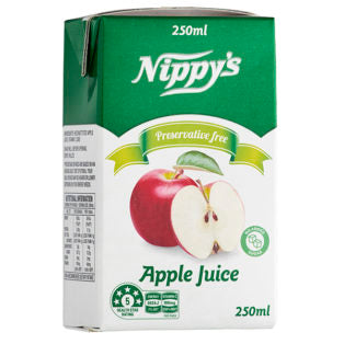 Nippy's Long Life 100% Juice Box - Various Flavours - (24 x 250ml)