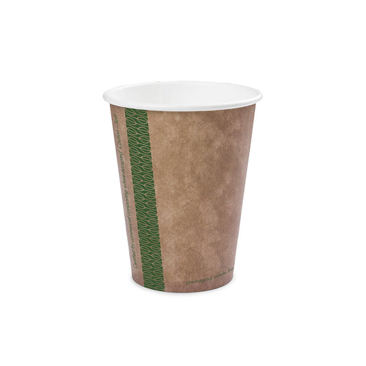 Single Wall Coffee Cup - 79 Series - Kraft & White - Various Sizes