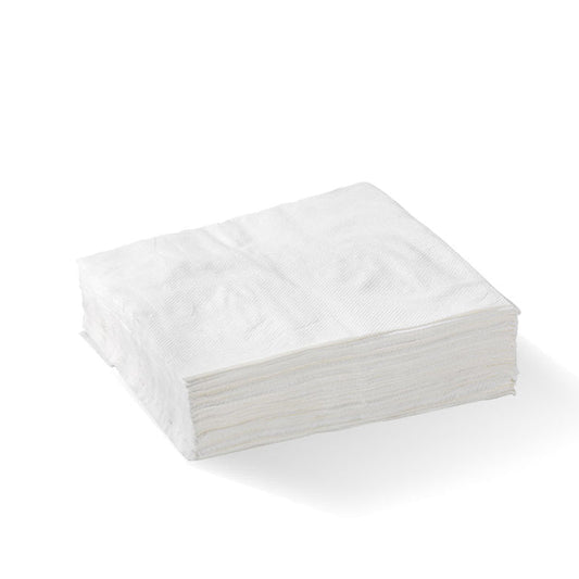 1-Ply 1/4 Fold White Lunch BioNapkin