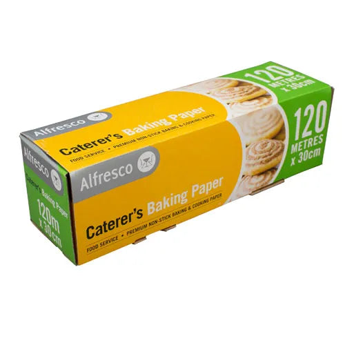 CATERER'S BAKING PAPER EASY BAKE ROLL 120m x 30cm