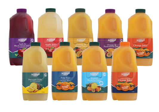 Nippy's Fresh Juice - (6 x 2ltr) - All Flavours
