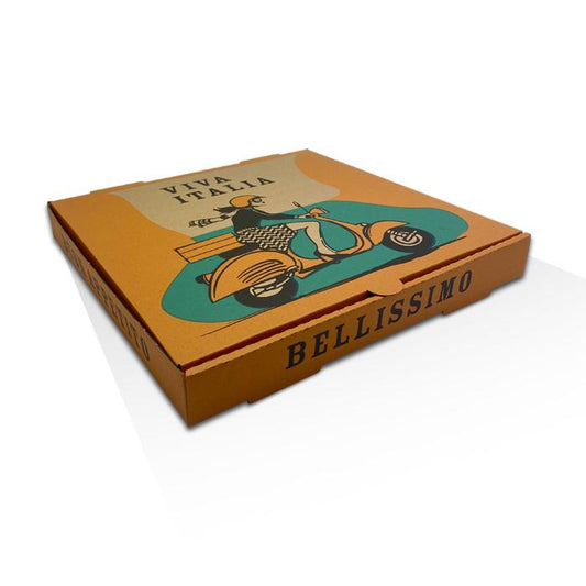 10 Inch Takeaway Pizza Box - Various Colours