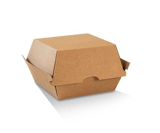 Brown Corrugated Burger Box - Plain
