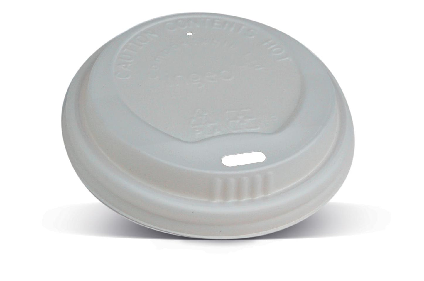 CPLA Lid - 8*/12/16/20oz Hot & Cold Cup - Black & White - 1000pc/ctn