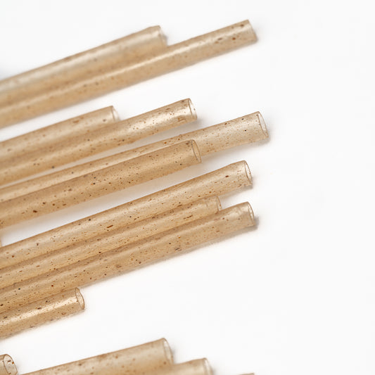 AGAVE Biodegradable Jumbo Drinking Straws - UNWRAPPED
