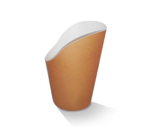 PLA Coated Scoop Cup 12oz