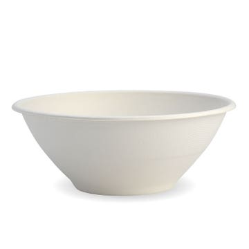 1,180ml / 40oz White Plant Fibre BioBowl - Various Colours