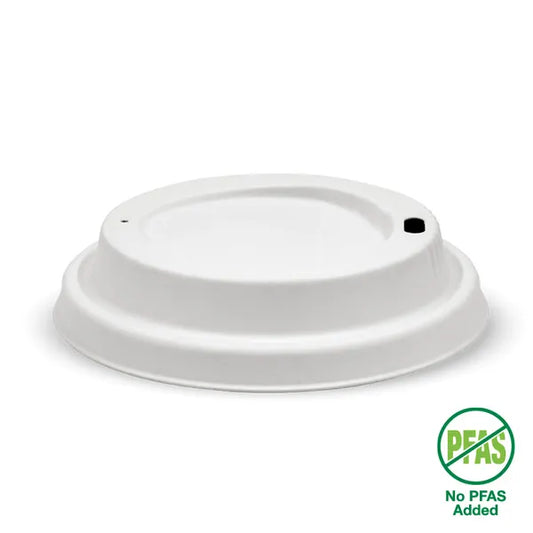 90mm Large Sugarcane BioCup Lids - Various Colours