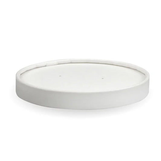 430-950ml / 12-32oz White Paper BioBowl Lid