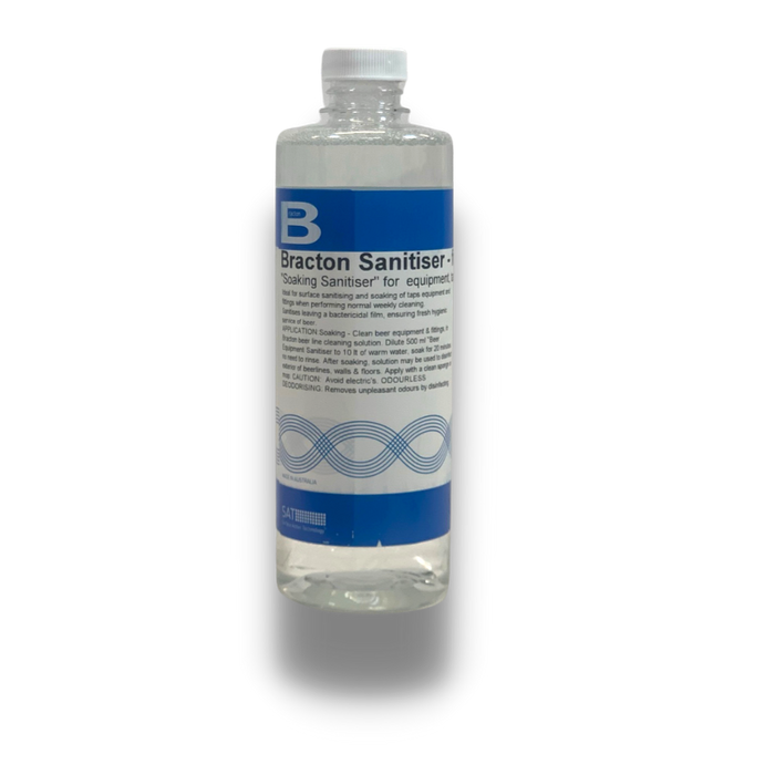 Bracton Keg Coupling Soaking Sanitiser Food Grade - 12 x 500ml