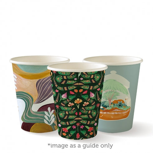 8OZ Art Series Single Wall Coffee Cup