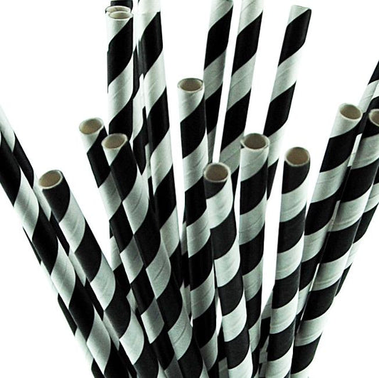 Straw Paper Regular - Black/White