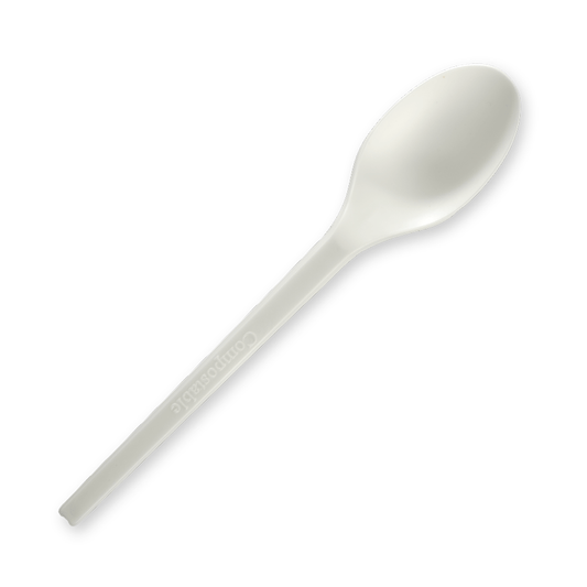 BioPak Compostable 6.5" PLA Spoon