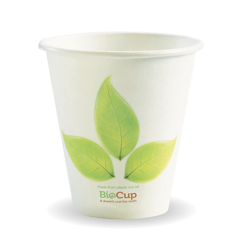 295ml / 8oz (90mm) Leaf Single Wall BioCup