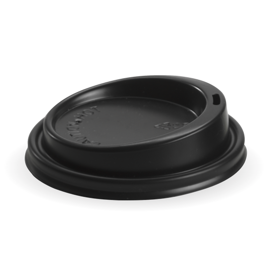 12/16/20oz Black Bio Coffee Cup Lids