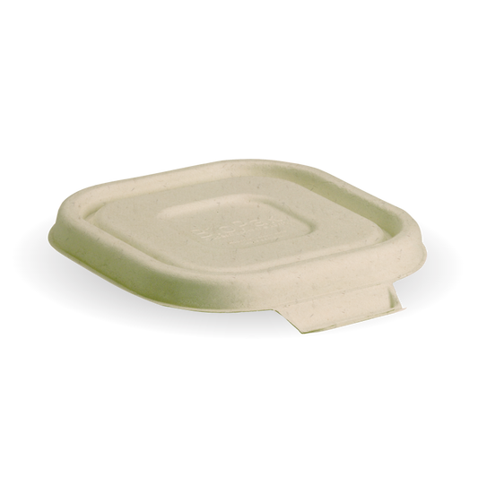 Natural Biocane Square Container Lid