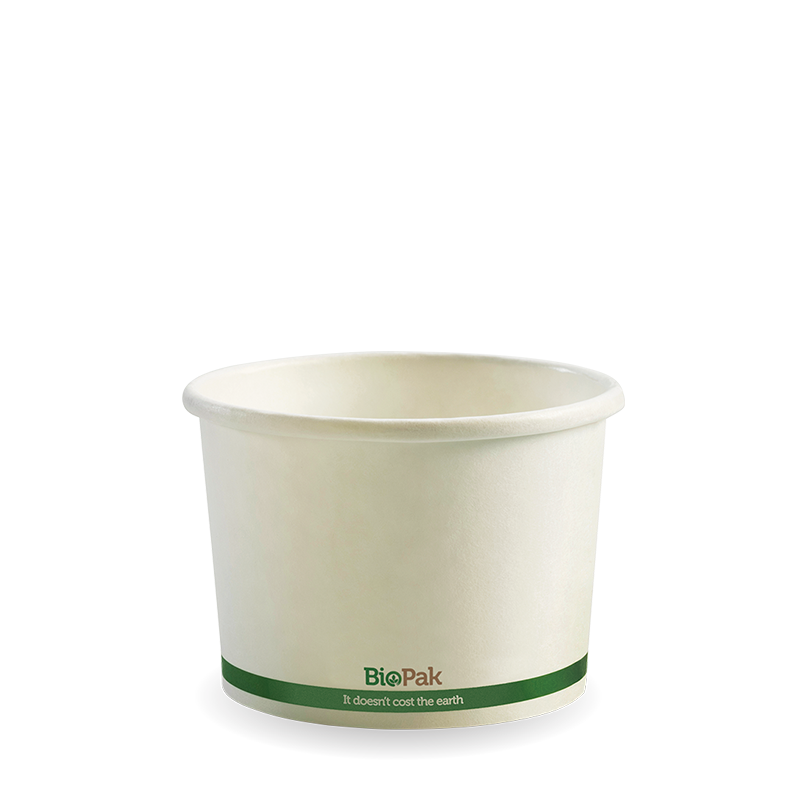 8oz White BioBowl