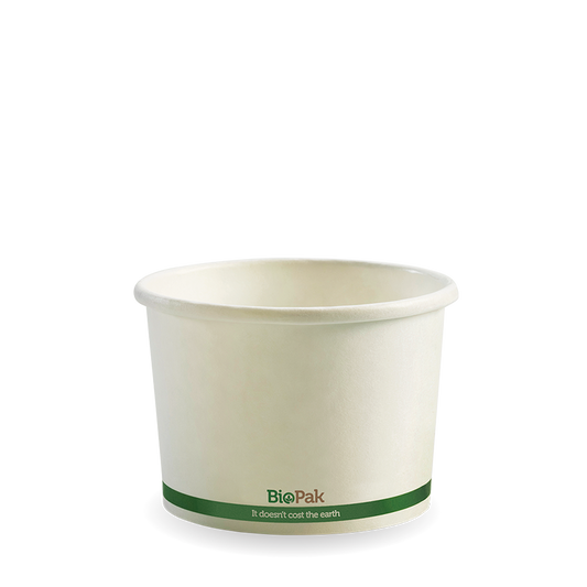 8oz White BioBowl