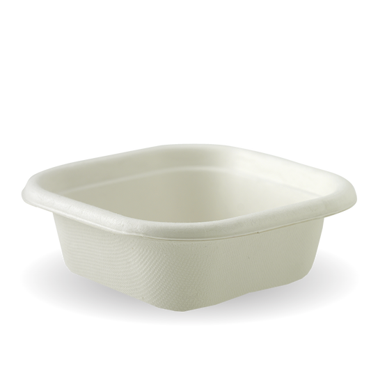 280ml White Biocane Takeaway Base