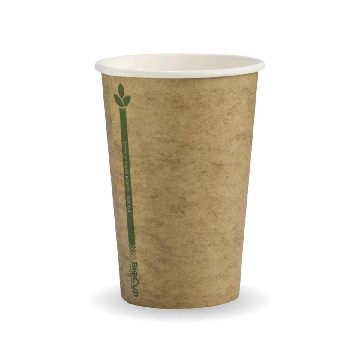 10oz Kraft Green Line Coffee Cup