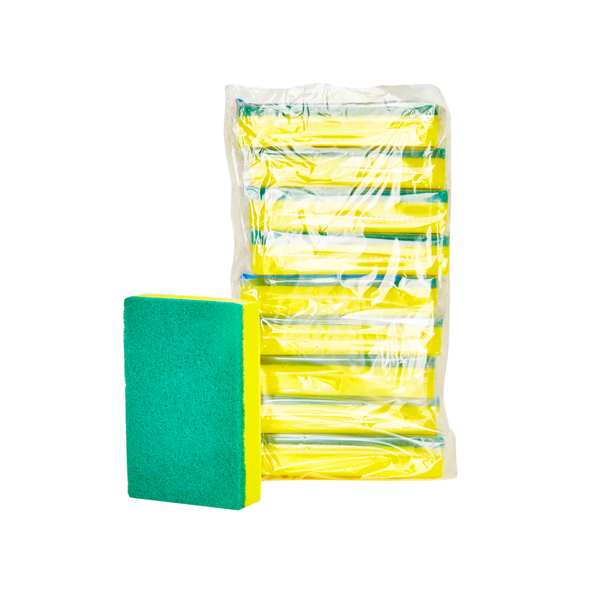 BSS1321 Green and Yellow Scourers (10pk)