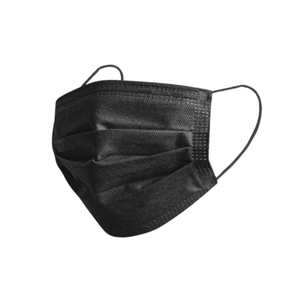 Disposable Black Face Mask - TGA Approved
