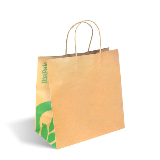 Large Twist Handle Kraft Paper Bags