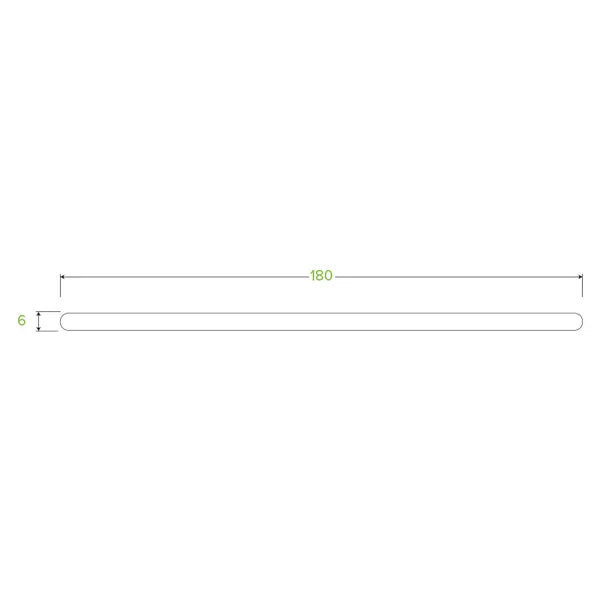 21cm Individually Wrapped Wood Chopsticks