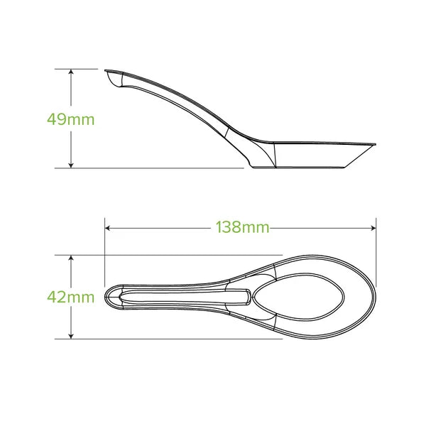 14cm BioCane Chinese Soup Spoon