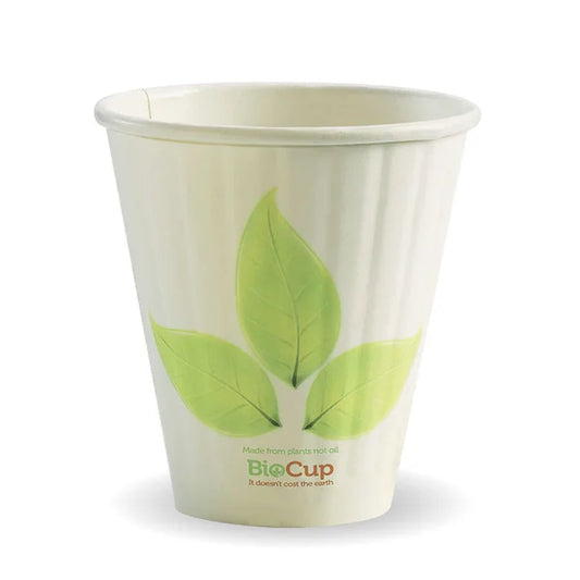 295ml / 8oz (90mm) Leaf Double Wall BioCup