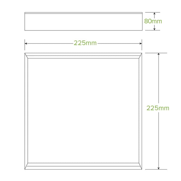 Small BioBoard Catering Tray Base