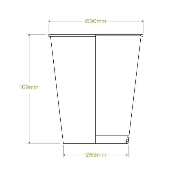 390ml/12oz Cold Paper BioCup