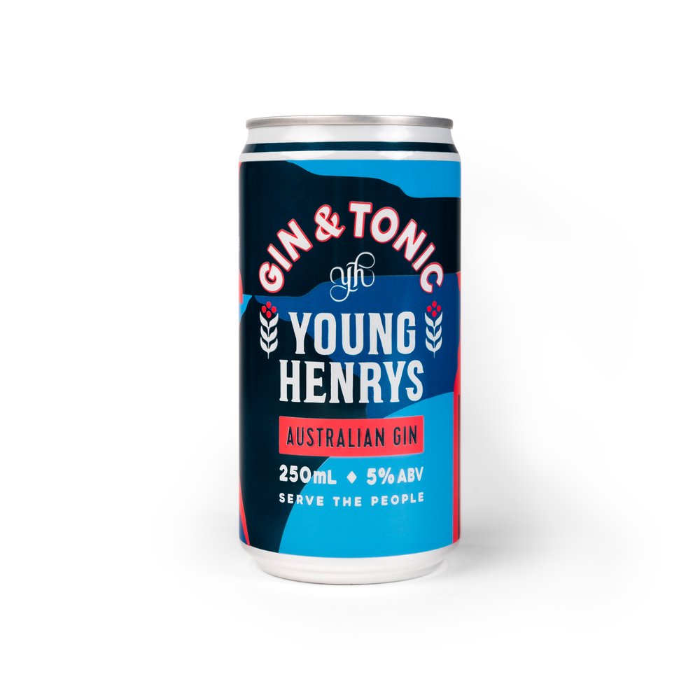 Young Henrys Gin & Tonic Cans
