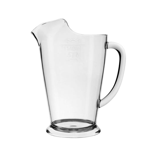 Crown Polycarbonate Jug with Ice Lip 1140ml - Certified (12 units per carton)