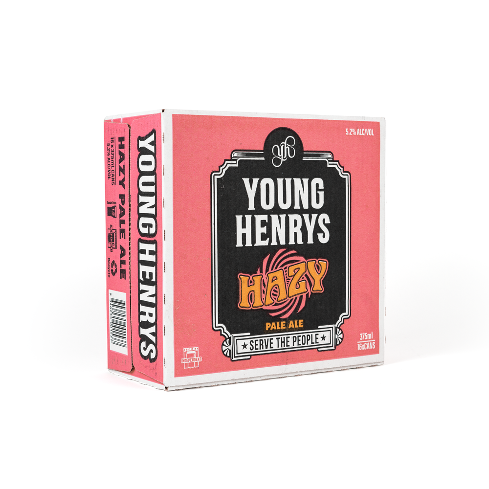 Young Henrys Hazy Pale Ale Cans (16 per case)